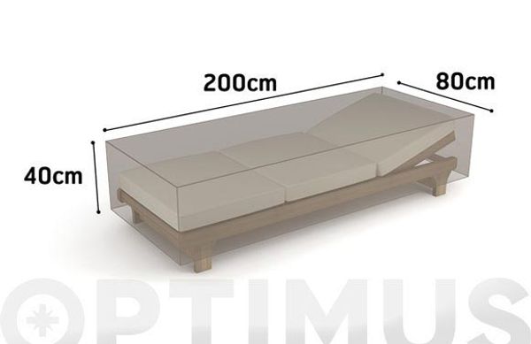 FUNDA TUMBONA VISON 200 X 80 X H 40
