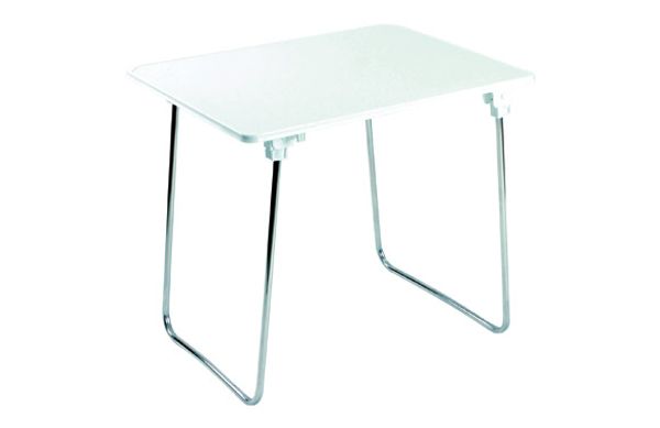 MESA CAMPING PLEGABLE PATAS ALUMINIO 80X60 CM