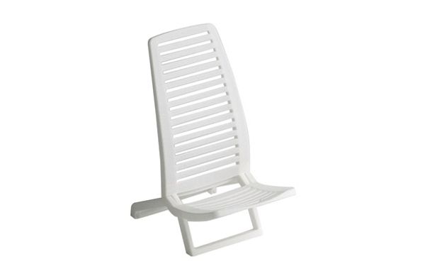 SILLA PLAYA PROPILENO BLANCO BLANCO