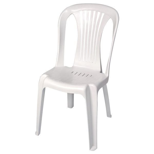SILLA RESINA BISTRO BLANCO