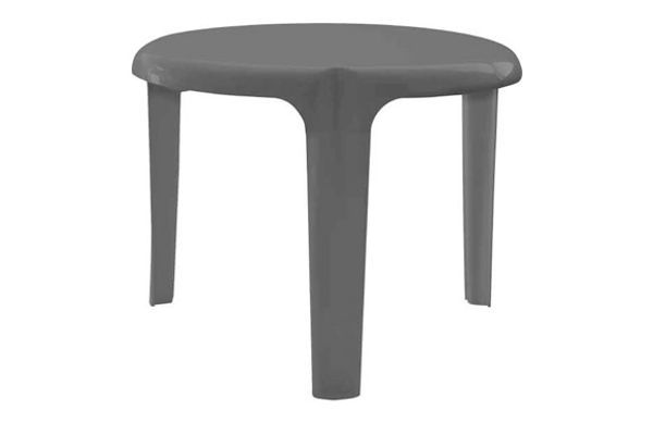 MESA AUXILIAR RESINA 50 X 39 CM ANTRACITA