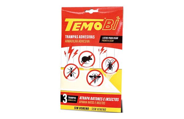 TRAMPA ADHESIVA RATONES 21X13.5 CM 3 UNIDADES