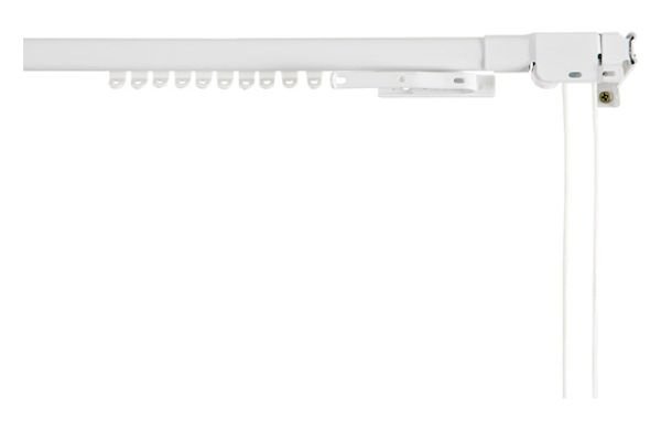 RIEL EXTENSIBLE REFORZADO 210-390 BLANCO