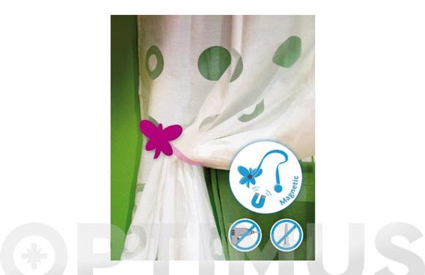 RECOGECORTINA MARIPOSA FUCSIA AD679