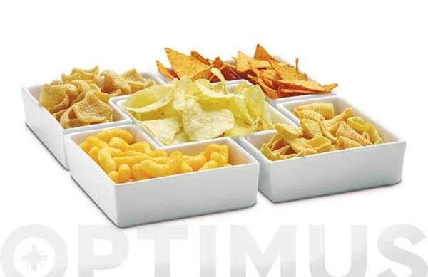 RECIPIENTES APERITIVO MARVIN 5 PIEZAS 