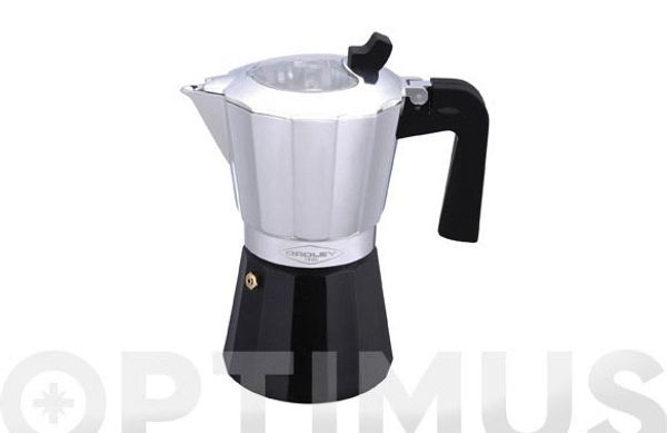 CAFETERA ALUMINIO INDUCCION 3/6 TAZAS