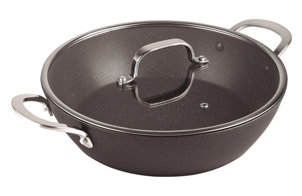 CACEROLA BAJA CON TAPA EASY 24 CM