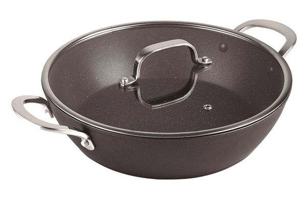 CACEROLA BAJA CON TAPA EASY 28 CM