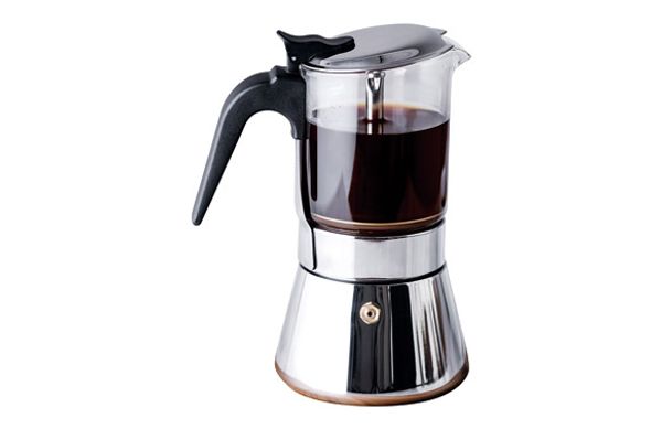 CAFETERA INOX BOROSILICATO SIENA 10 TAZAS