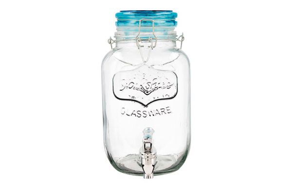 DISPENSADOR BEBIDA CON TAPA VIBA QD 4 L AZUL