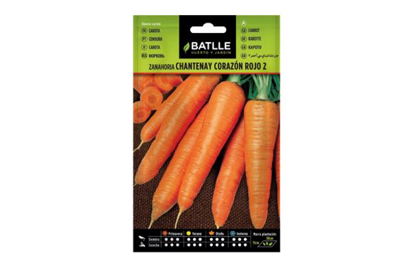 SEMILLAS ZANAHORIA CHANTENAY 