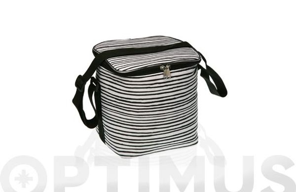 BOLSA PORTALIMENTOS TERMOINSULADA BLACK LINE - 9,2L - 22 X 18 X 23 CM