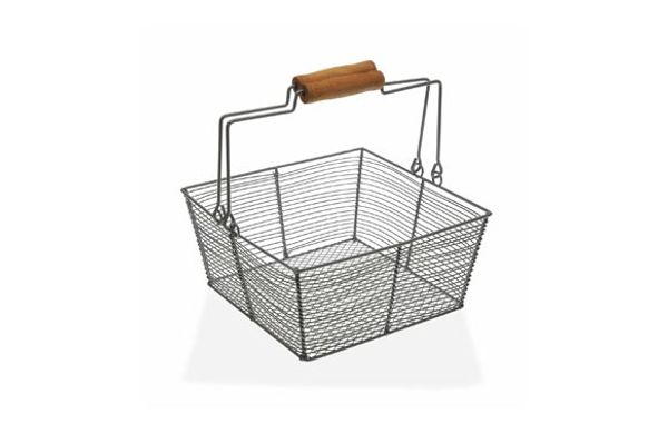 CESTA FRUTERO MULTIUSOS GRIS