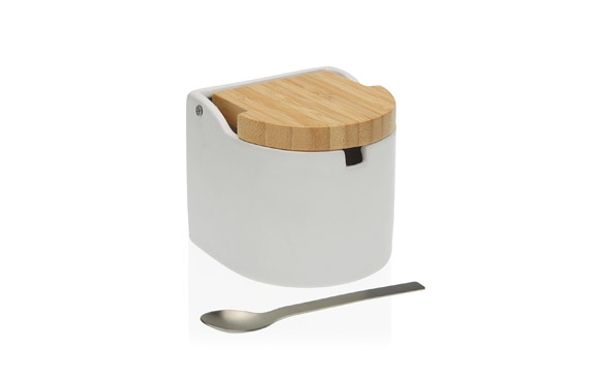 AZUCARERO TAPA BAMBU BLANCO