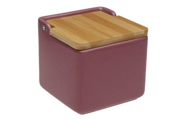 SALERO CERAMICA TAPA BAMBU BURGUNDY 11,5X12,2X12,2CM