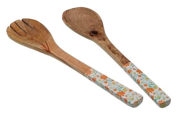 CUBIERTOS ENSALADA MADERA CLIVIA 30CM