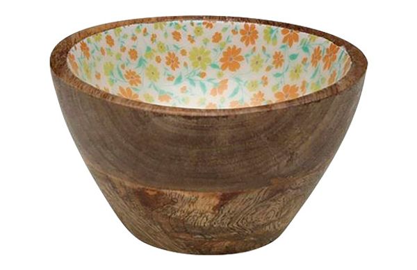 BOL MADERA DECORADO OLIVIA 7X13X13CM