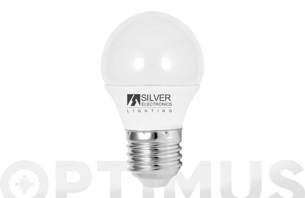 BOMBILLA LED ESFERICA (PACK 4 UNIDADES) E14 LUZ CALIDA 436LM 5W