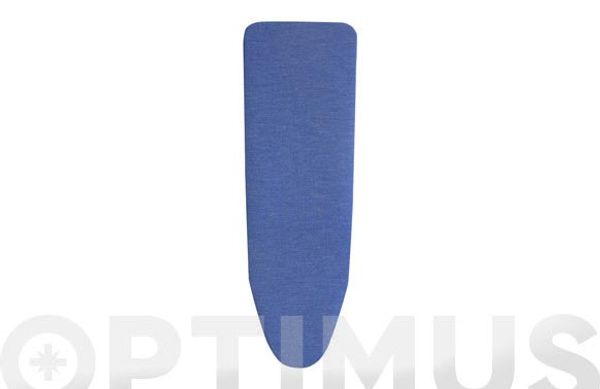 FUNDA MESA PLANCHAR NATURAL AZUL 125 X 44 CM