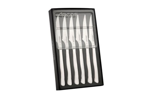 CUCHILLO COCINA CHULETERO INOX 378000 6 UDS MANGO INOX