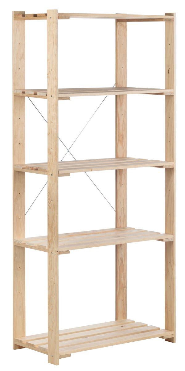 ESTANTERIA PINO REFORZADA 174,5 X 76,5 X 38 CM