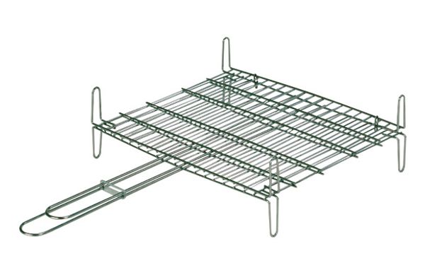 PARRILLA ESTAÑADA DOBLE 35 X 40 CM