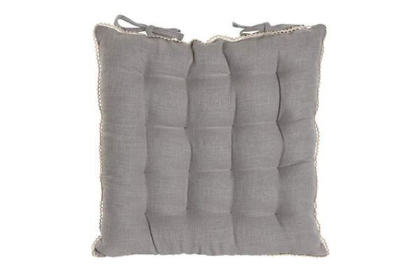 COJIN SILLA LINO GRIS CLARO 42 X 42 CM