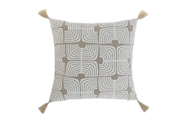 COJIN ALGODON YUTE IMPRESO 45 X 45 CM