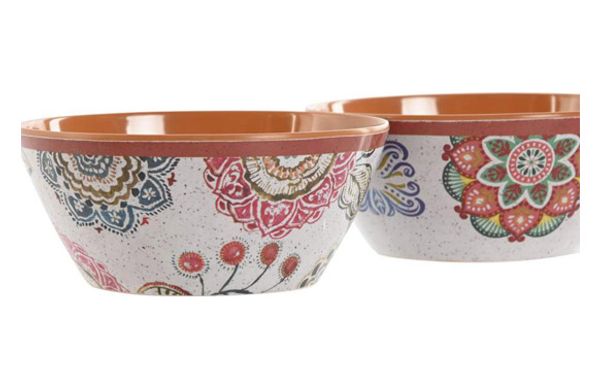 BOL MELAMINA MANDALA SURTIDO 12,8X12,8X5,5
