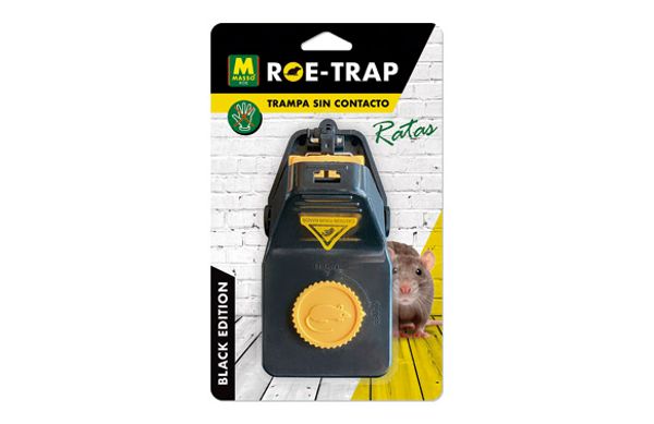TRAMPA MECANICA ROE-TRAP RATAS BLACK EDITION 7,8 X 15 CM