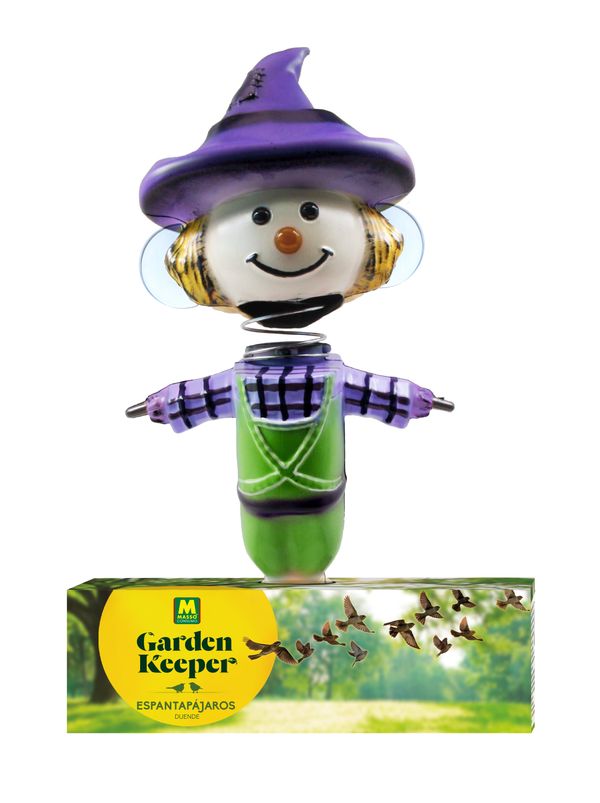 ESPANTAPAJAROS DUENDE 17X10X40CM