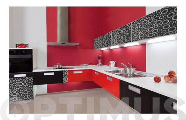 LAMINA TEJIDO REMOVIBLE 46X150 CM JOAN NEGRO