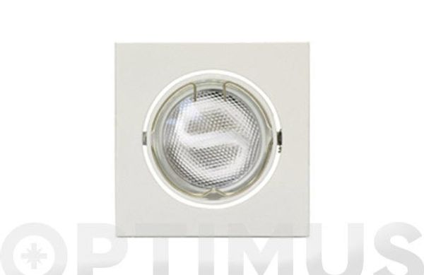 EMPOTRABLE BAJO CONSUMO CUADRADO BLANCO 11W