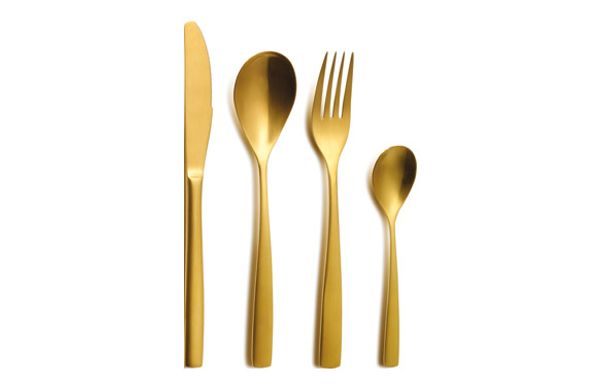 CUBERTERIA 24 PIEZAS BCN ORO