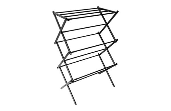 TENDEDERO ACERO PLEGABLE EXTENSIBLE SIROCO NEGRO