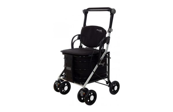 CARRO COMPRA 4 RUEDAS CARE ONE ASIENTO/RESPALDO NEGRO