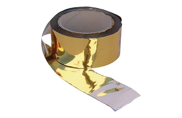 BANDA ESPANTAPAJAROS ORO/PLATA 100MX50MM