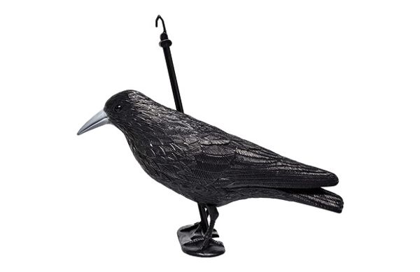 CUERVO ESPANTAPAJAROS 33X20X12 CM