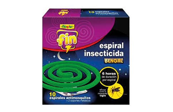 ESPIRAL FIN INSECTOS FLOWER 10 UNIDADES
