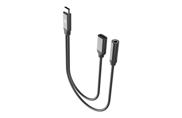 CABLE SPLITTER CARGA Y TRANFIERE TIPO C NEGRO