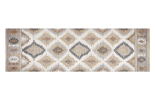 ALFOMBRA VINILICA ESTAMPADA KILIM GRISES 60X200CM