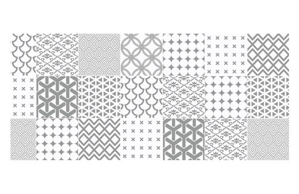 ALFOMBRA VINILICA ESTAMPADA PATCH TEXTIL 50X110CM