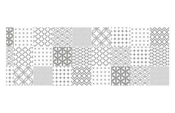 ALFOMBRA VINILICA ESTAMPADA PATCH TEXTIL 50X140CM