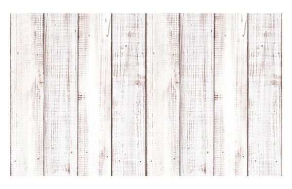 ALFOMBRA VINILICA ESTAMPADA MADERA BLANCA 45X75CM