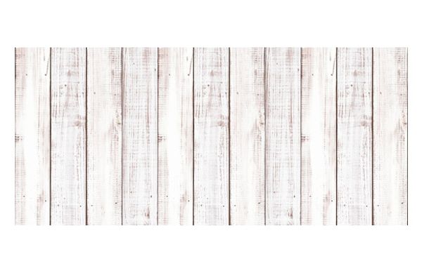 ALFOMBRA VINILICA ESTAMPADA MADERA BLANCA 50X110CM