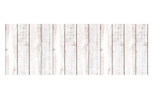 ALFOMBRA VINILICA ESTAMPADA MADERA BLANCA 50X140CM