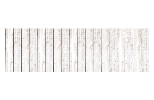 ALFOMBRA VINILICA ESTAMPADA MADERA BLANCA 60X200CM