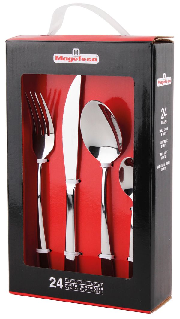 CUBERTERIA 24 PIEZAS VERA