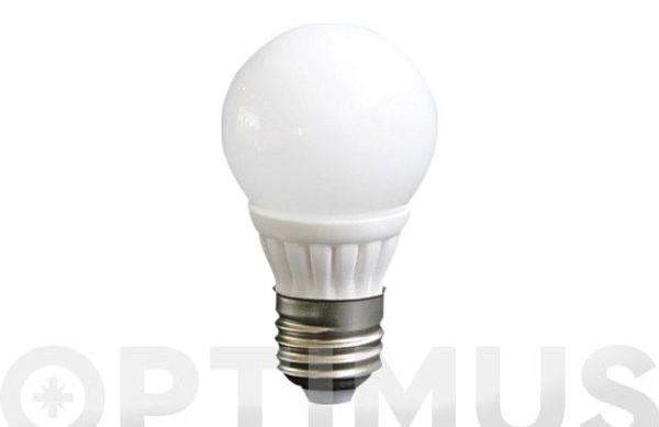 BOMBILLA LED ESFERICA E27 LUZ CALIDA 220LM 3W