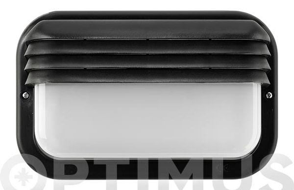 APLIQUE EXTERIOR HORIZONTAL NEGRO LED E27 18W
